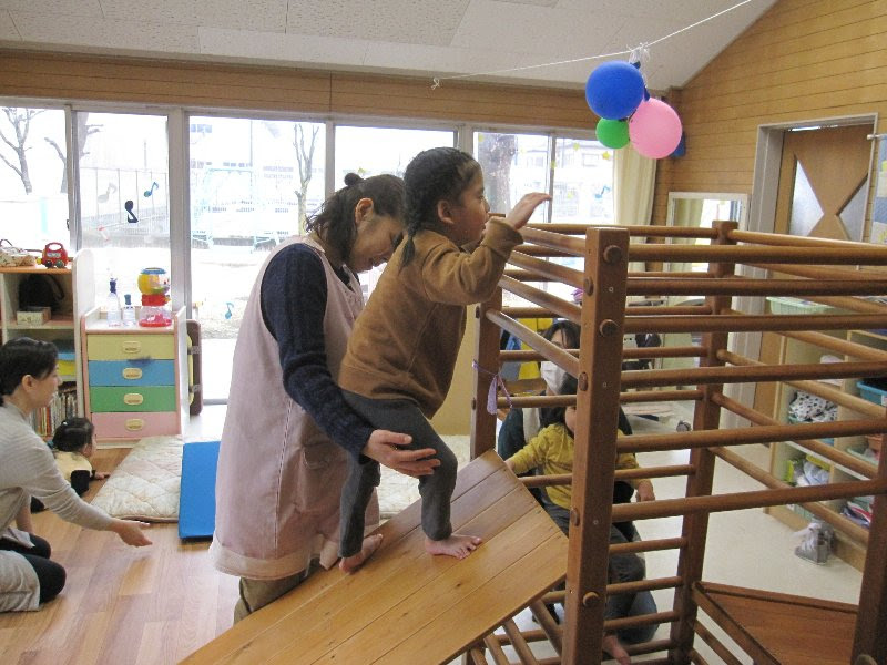 所沢市立かしの木学園ブログ 肋木遊び