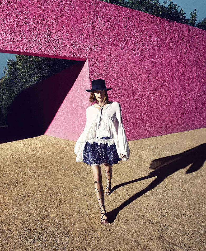 Photo Nadja Bender by Camilla Akrans for Harper’s Bazaar US March 2015