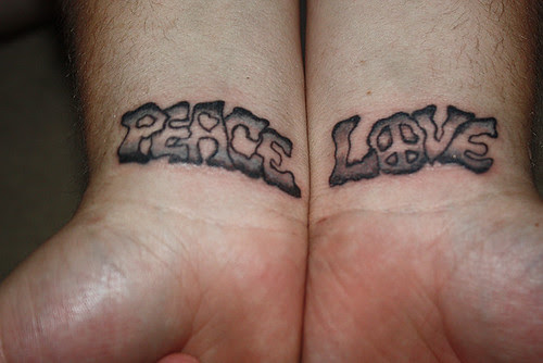 My Tattoo. NOT DONE. Adding white inside the letters.