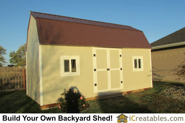 10x20 Gambrel Shed Built In Bolivar Missouri iCreatables.com