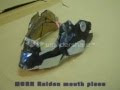 MGRR Raiden cardboard mouthpiece cosplay