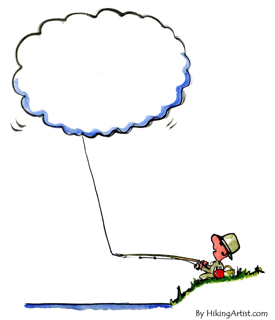 Hikingartist.com - CLOUD-FISHING, Published April 27, 2012