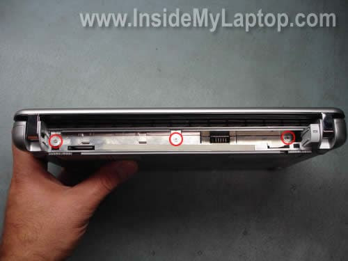 Remove keyboard screws