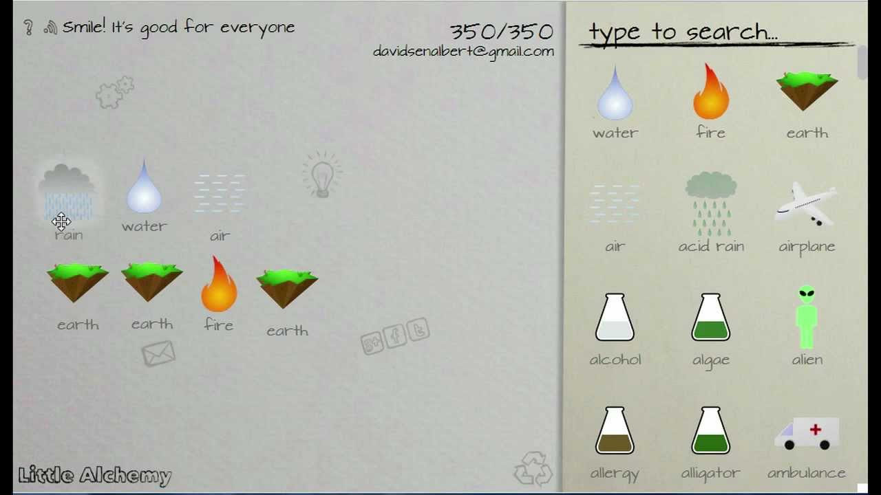 How to make items in Little Alchemy 
