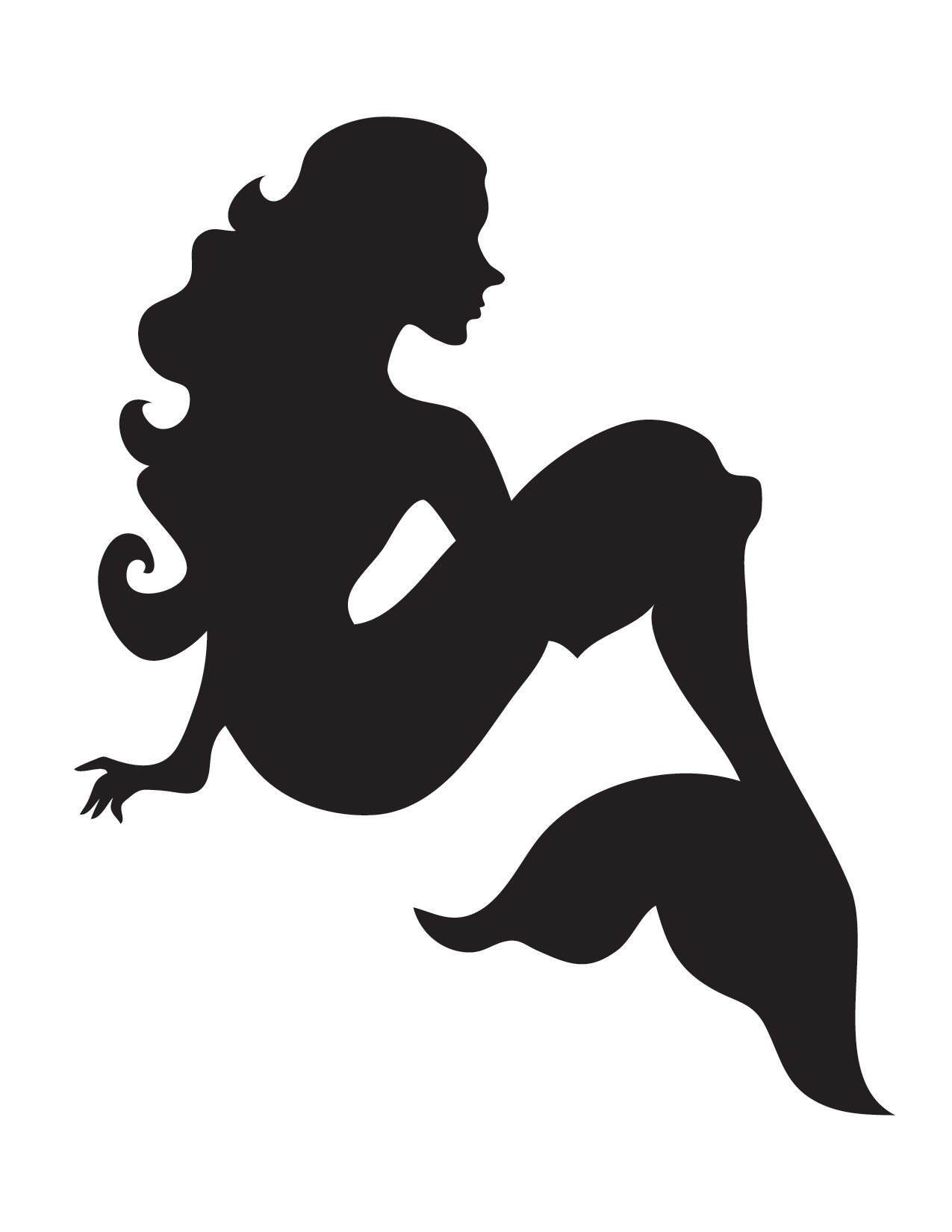 Download Free Mermaid Outline Cliparts, Download Free Clip Art ...