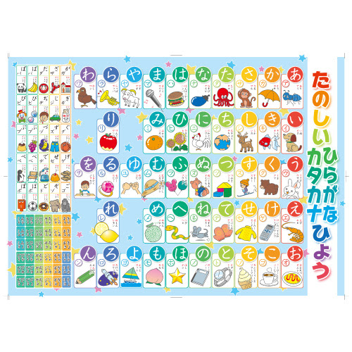 たのしい ひらがな カタカナ 表