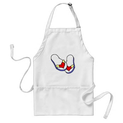 Wedding Flip Flops Aprons