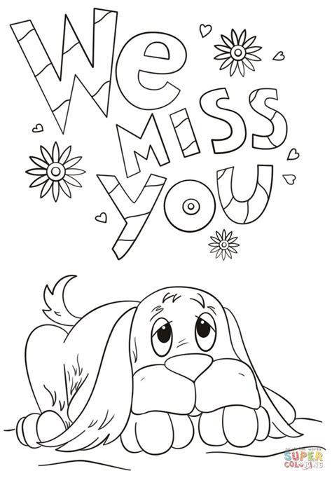  we miss you coloring page free printable coloring pages i miss you