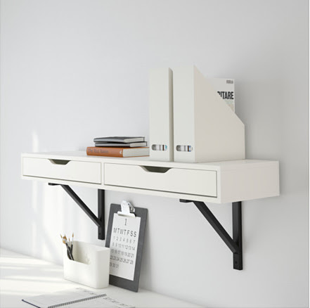 Opklaptafel muur
