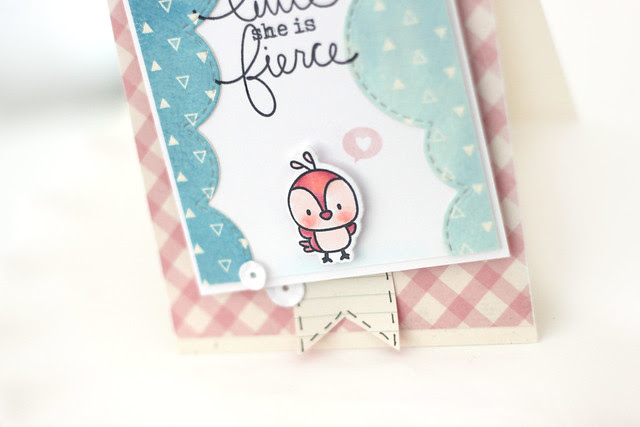 she's fierce {mama elephant stamp highlight}