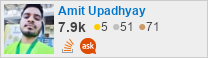 profile for Amit Upadhyay on Stack Exchange, a network of free, community-driven Q&A sites