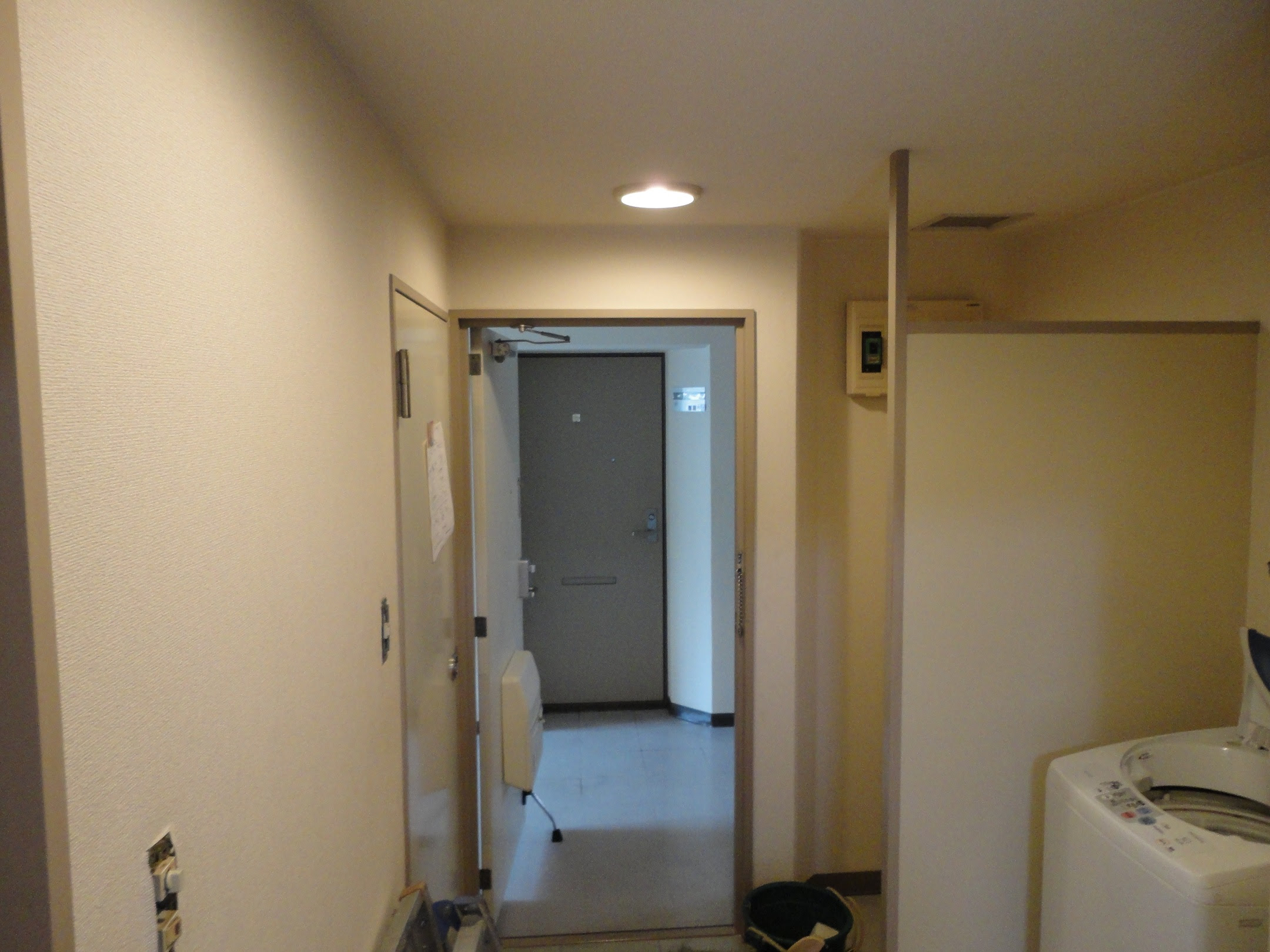 壁紙 クロス張替え 原状回復 横浜市西区 賃貸ワンルームマンション