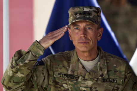 General David Petraeus in Kabul, Afghanistan on July 18, 2011