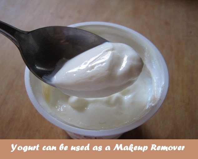 how to remove makeup with yogurt or curd