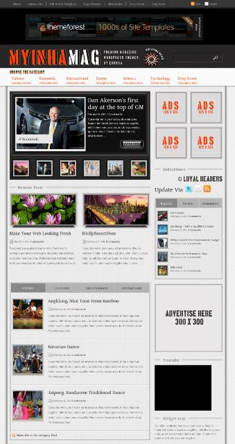 Myinhamag - Free Premium Magazine Wordpress Theme