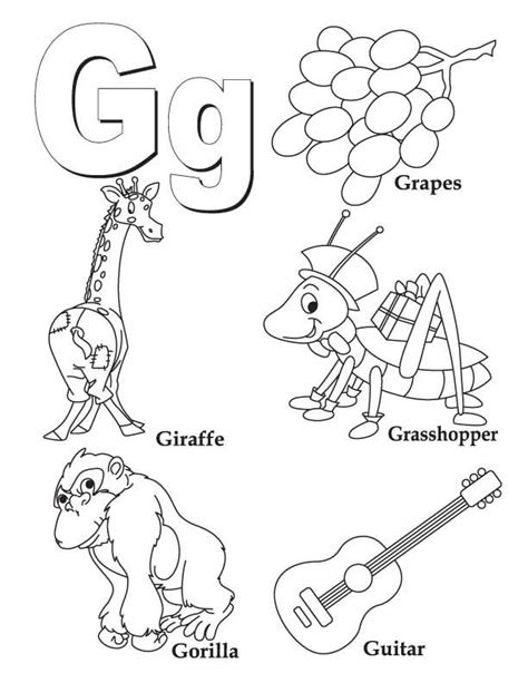 coloring book letter  coloring page