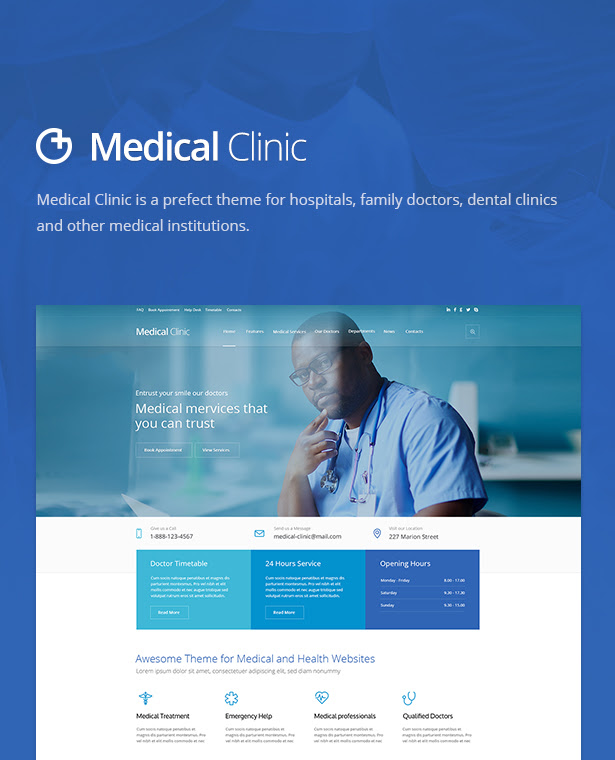 Medical Clinic - Health & Doctor Medical WordPress Theme (Health & Beauty)