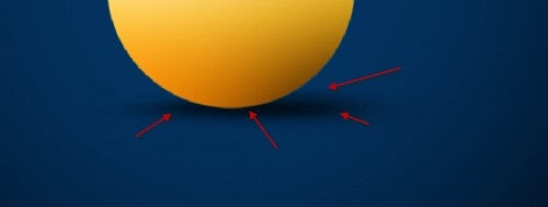 1 shadow 500x189 Design a Delicious, Shining Circle Play (Web) Button in Photoshop