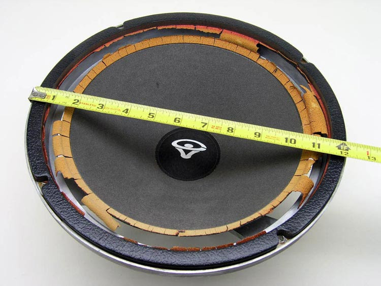 Measuring your speaker for a foam repair kit | Simply Speakers