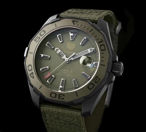 Tag heuer ladies aquaracer quartz two tone bracelet watch wbd1420.bb0321. TAG Heuer - Aquaracer 300M Camo and Khaki | Time and