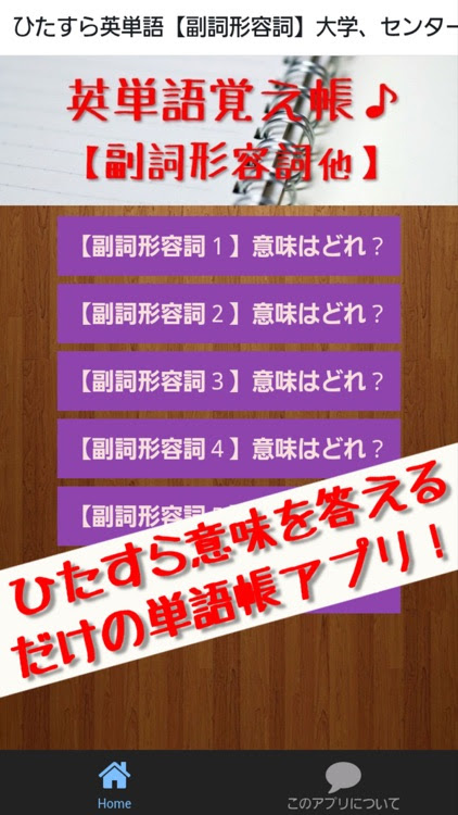 英単語帳 副詞形容詞 高校生英語学習 センター試験 大学受験対策バージョン By Chieko Tanabe