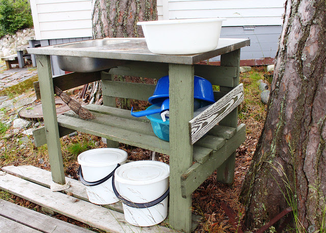 outside sink
