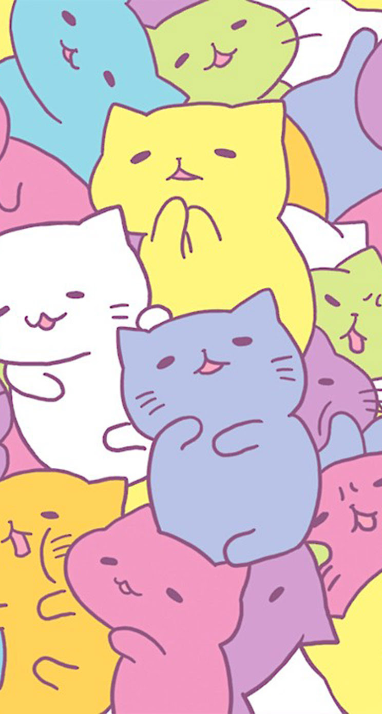 Kawaii Cat Wallpaper - WallpaperSafari