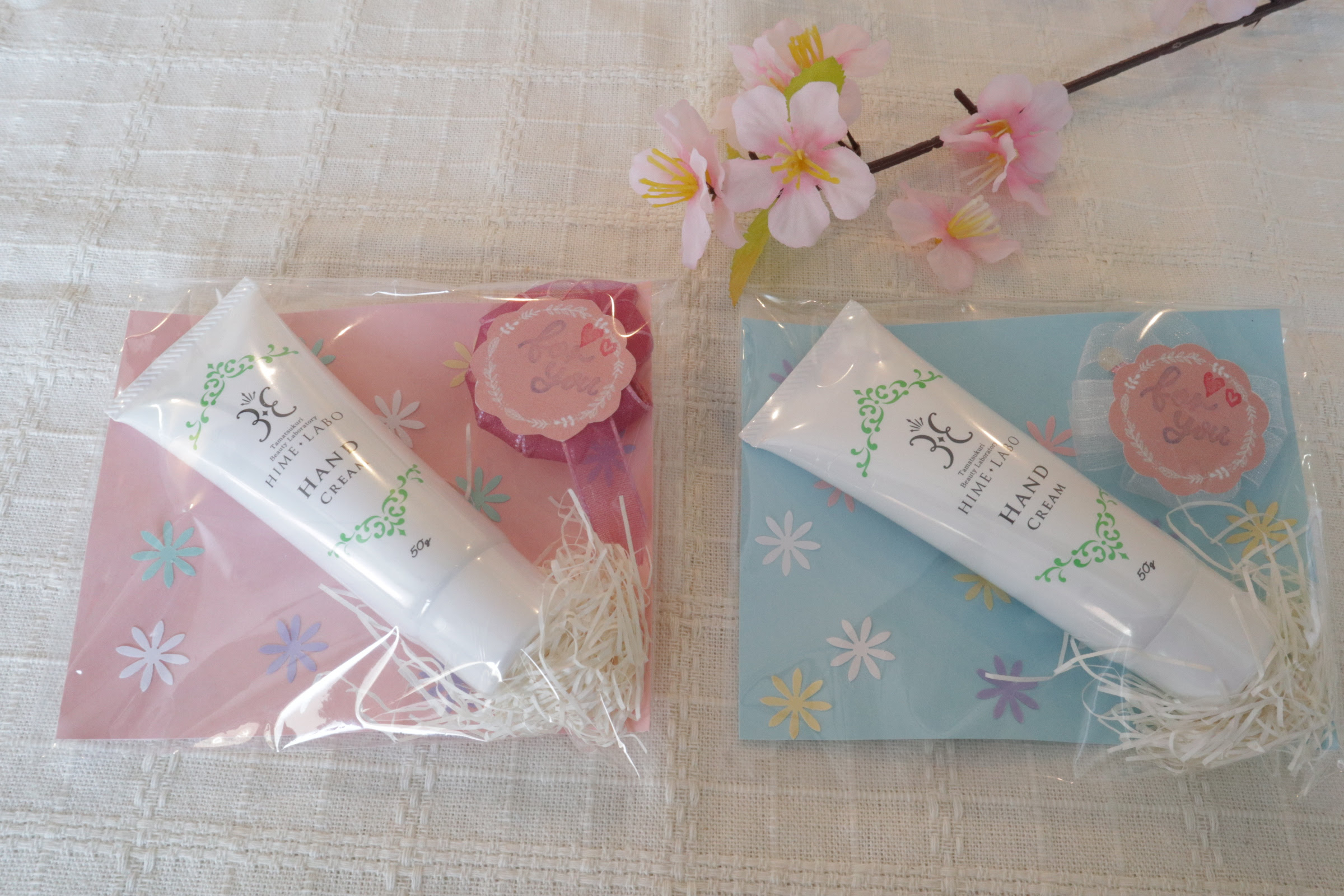 特別ラッピング 姫ラボハンドクリーム