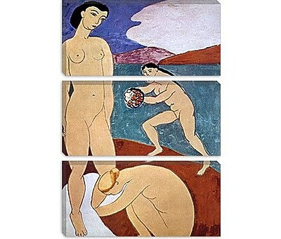 iCanvas 'Le Luxe II (1908) ' by Henri Matisse Painting Print on Canvas; 60'' H x 40'' W x 1.5'' D