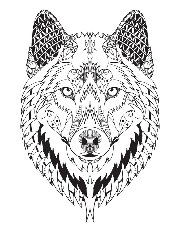Wolf Mandala - Mandalas For The Soul
