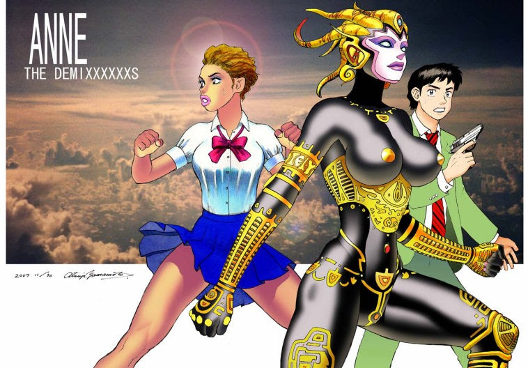 戦闘女神アヌンガ 初期ラフ