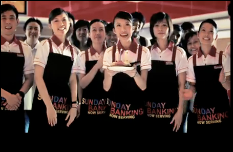  their customers larn a cake on their birthday A Cake in addition to . . . OCBC