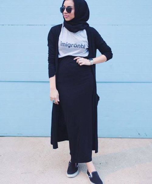How To Wear Pencil Skirts With Hijab Just Trendy Girls