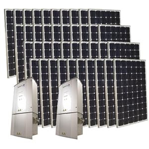 Grape Solar GS-10K-KIT 10000-Watt Monocrystalline PV Grid-Tied Solar Power Kit