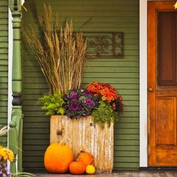 a little Fall drama for your door
