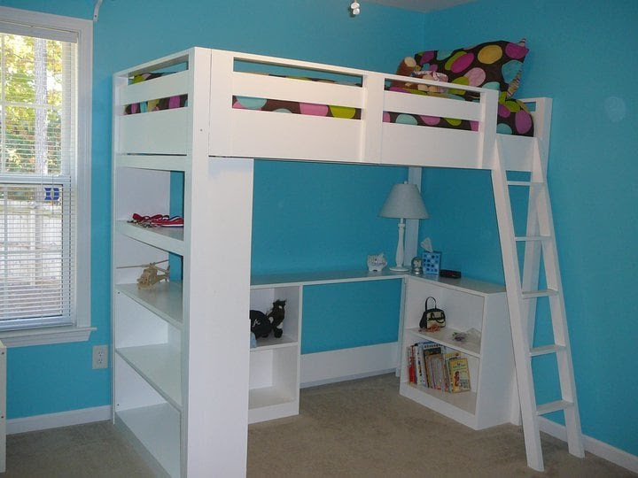 Loft Bed with Desk
