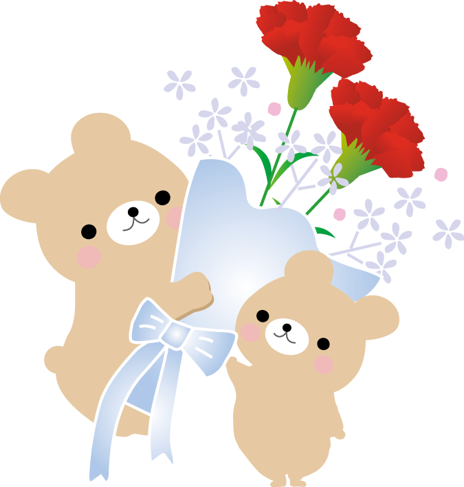 母の日のイラスト 無料イラスト フリー素材1