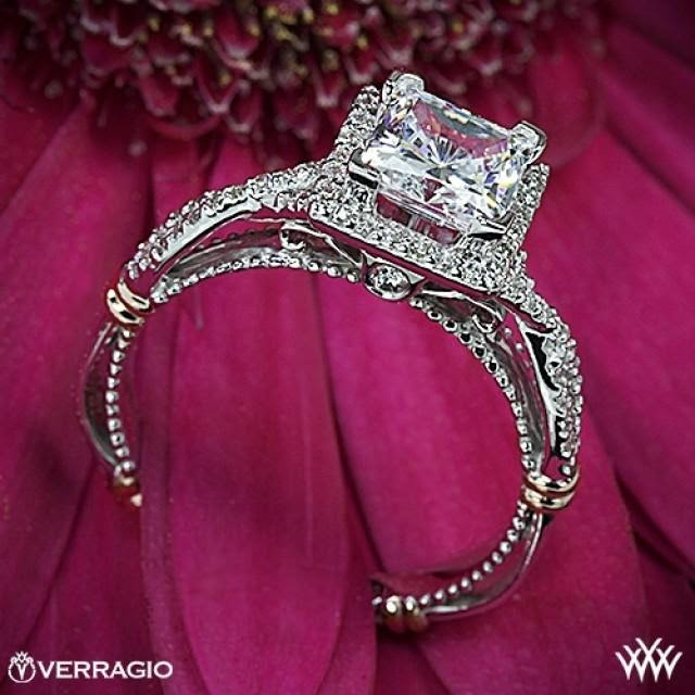 Pink sapphire engagement rings verragio