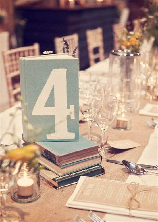 20 DIY Wedding Table Numbers