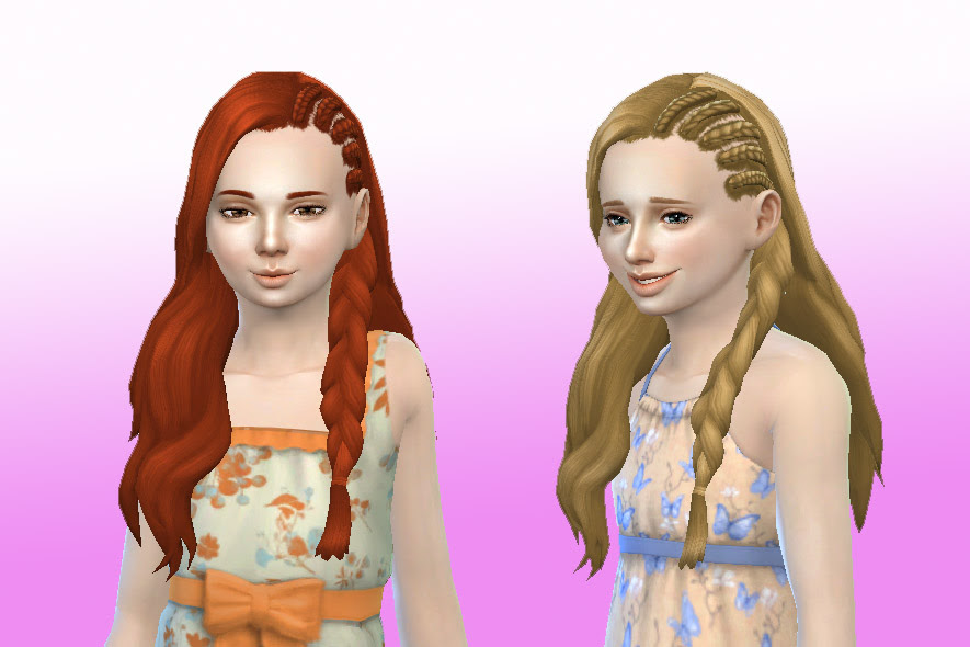 Sims 4 Hairs ~ Mystufforigin: Claire Hairstyle for Girls