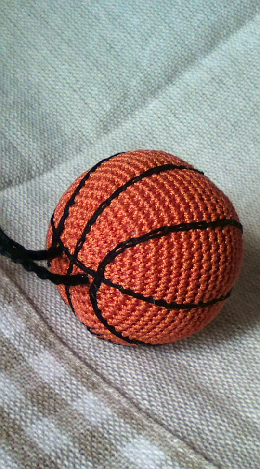 バスケットボールの作り方 あみぐるみ どんぐり村だより