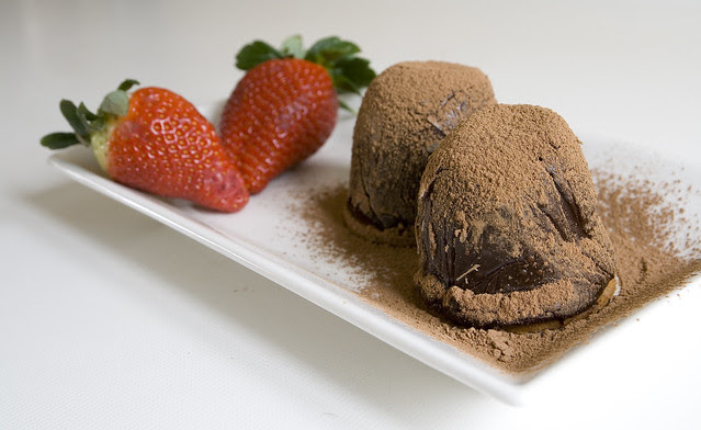 Secretos de chocolate y fresa