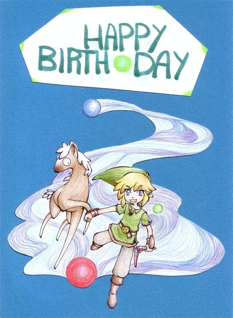  the legend of zelda birthday card by leoloum on deviantart