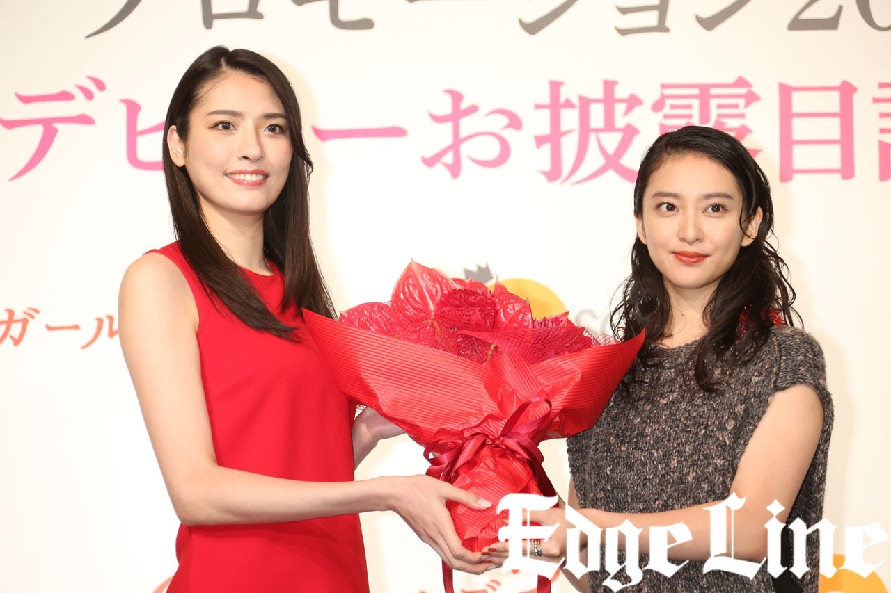 3代目のc C ガールズへ河北麻友子 全身タイツ のススメ 河合ひかる 豊田百佳 花岡なつみ 鈴木佳奈 中川知香お披露目で武井咲から花束も