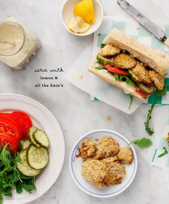 Oyster Mushroom Po' Boys / loveandlemons.com