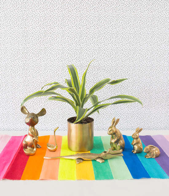 Rainbow Table Runner DIY