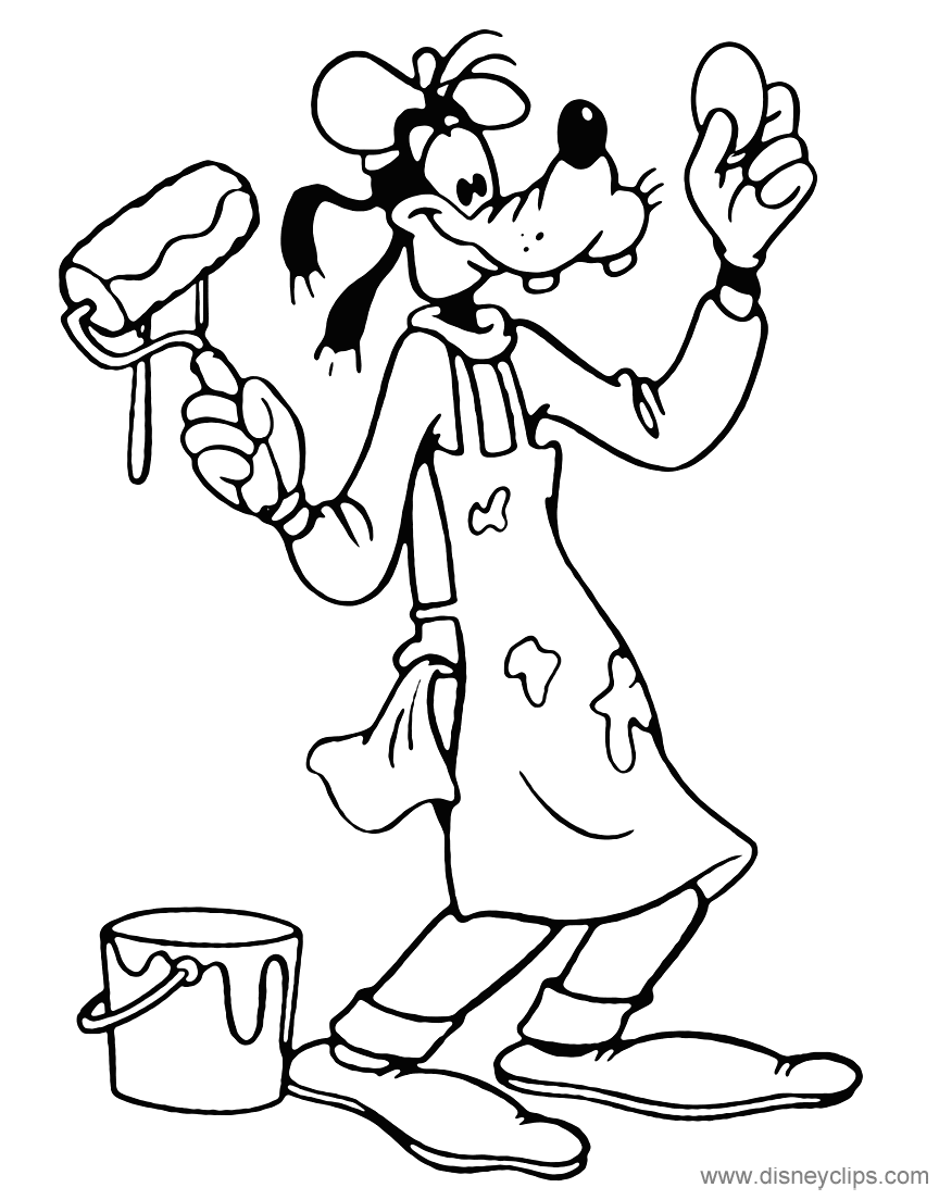 Download Printable Disney Easter Coloring Pages (3) | Disneyclips.com
