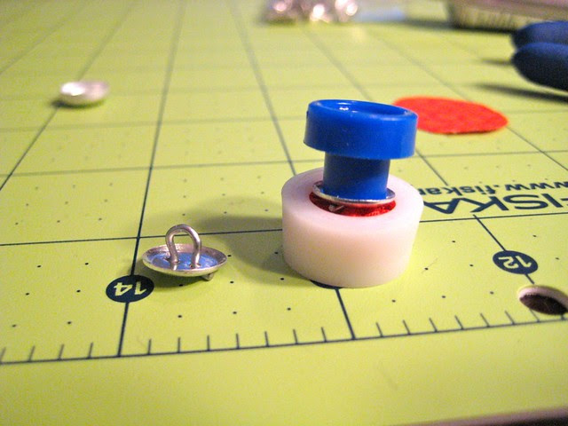 Covered Button Earrings Tutorial