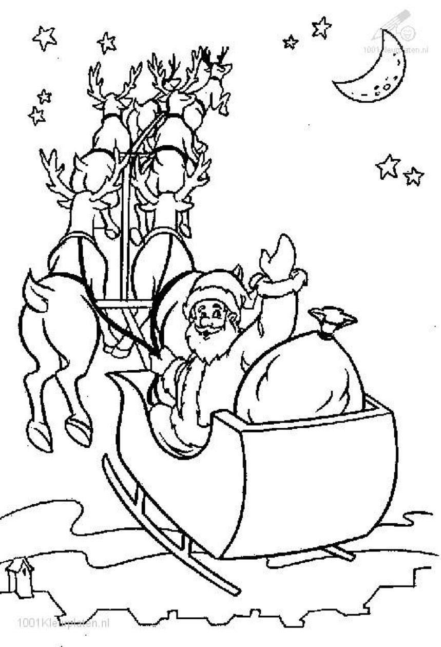 Download Santa Sled Drawing at GetDrawings | Free download