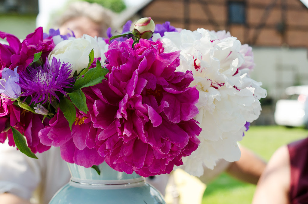 #2flowergirls in June (Peonies) and a 60s wedding anniversary